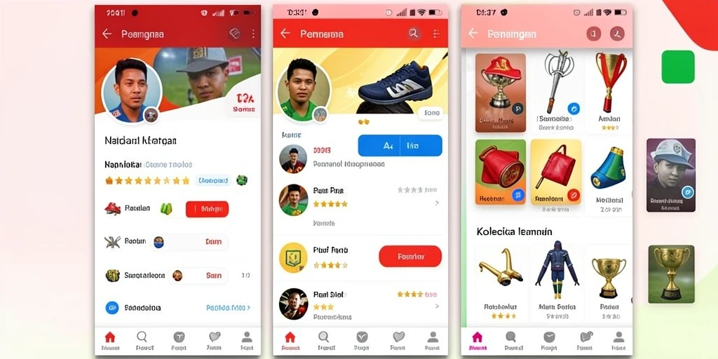 Aksi pertandingan yang penuh semangat dan strategi.