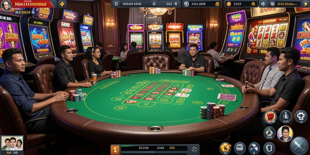Interaksi sosial yang menyenangkan di dalam game.