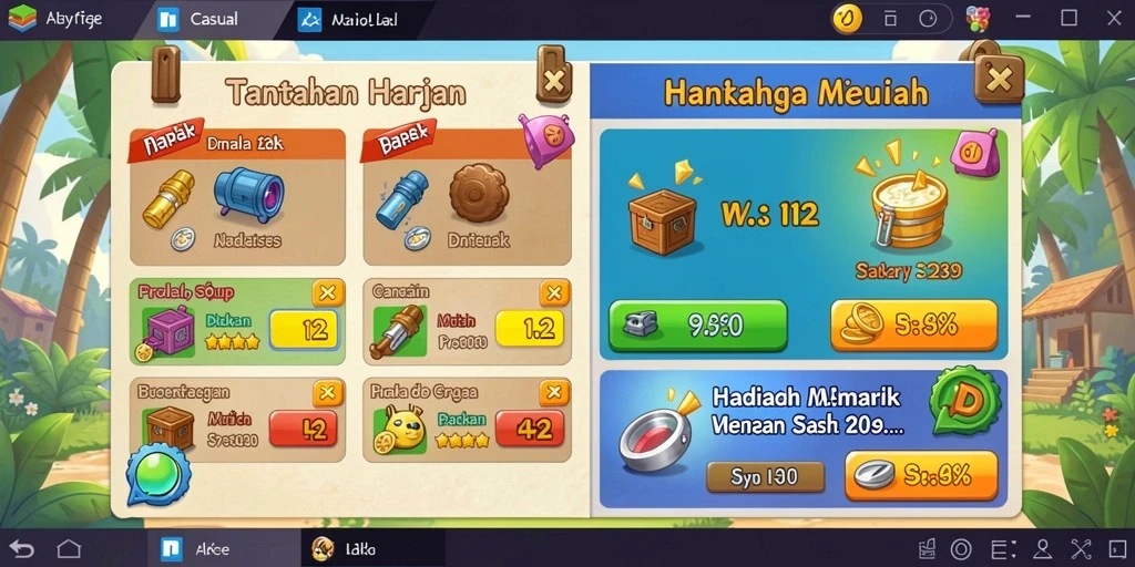 Mode multiplayer yang menyenangkan dengan interaksi antar pemain.